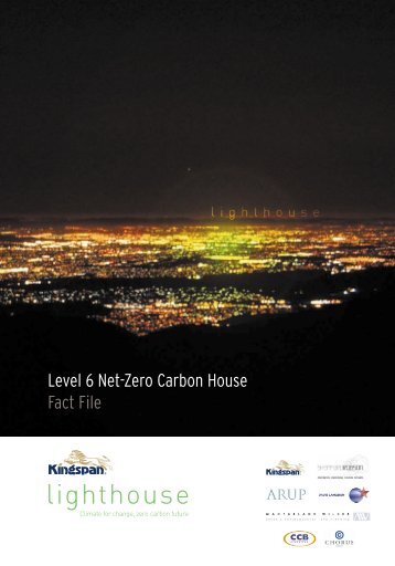 Level 6 Net-Zero Carbon House Fact File - Kingspan Lighthouse