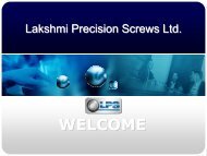 LPS - Lakshmi Precision Screws