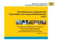 Das Bayerische Landesamt für Gesundheit und Lebensmittelsicherheit