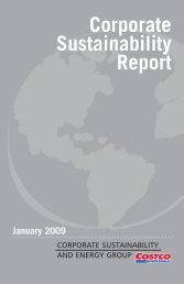 Corporate Sustainability Report 2009