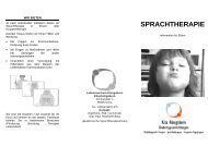 Download Sprachtherapie Flyer - Lebenszentrum KÃ¶nigsborn