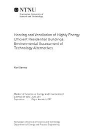 Heating and Ventilation of Highly Energy Efficient ... - KlimaTre