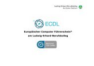 ECDL mit Moodle für HP - Ludwig-Erhard-Berufskolleg