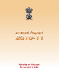 Annual Report 2010-2011 - Ministry of Finance