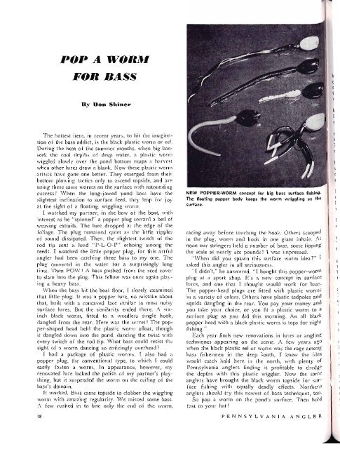 june 1963 boating issue - Pennsylvania Fish and Boat Commission