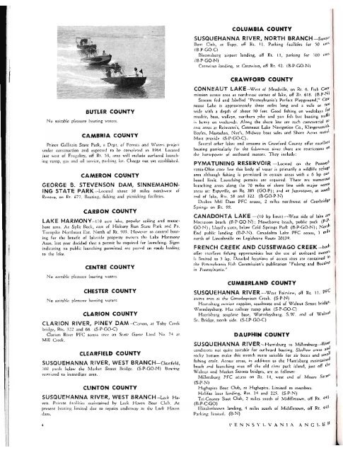 june 1963 boating issue - Pennsylvania Fish and Boat Commission