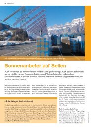 Sonnenanbeter auf Seilen