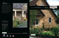 BellaStone Faux Stone Product Guide PDF - Ryan Windows & Siding