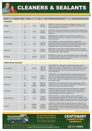 klen pricelist - Centenary Landscaping Supplies