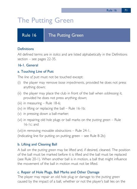 Rules of Golf 2012-2015 Pocket Edition - The R&A