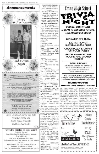 03-08-12 A-Section.pdf - Crane Chronicle / Stone County Republican