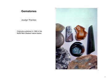 Gemstones - Peter Thornton's Web Pages