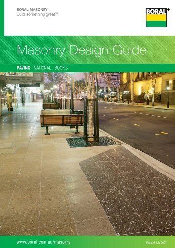 Masonry Design Guide - Boral