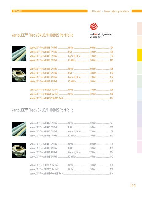 Flex VENUS/PHOBOS Broschüre - LED Linear