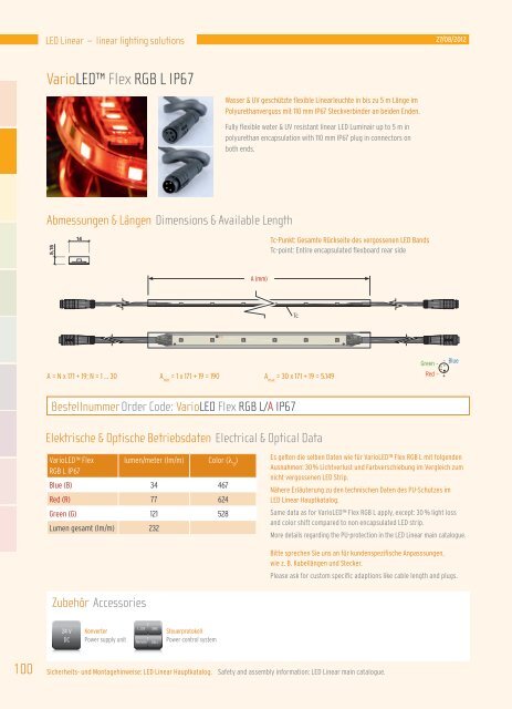 Hauptkatalog - LED Linear