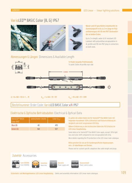 Hauptkatalog - LED Linear