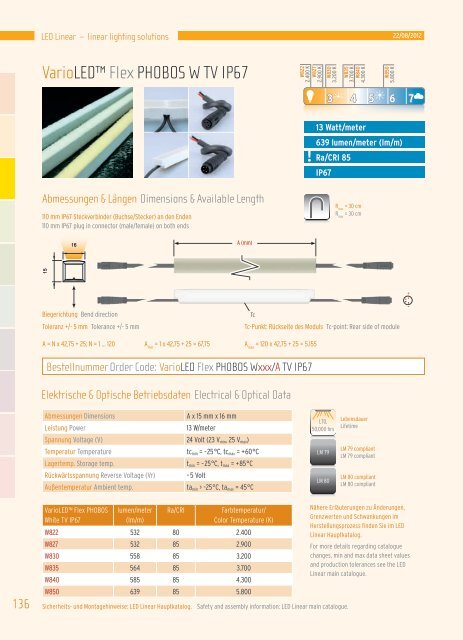 Hauptkatalog - LED Linear