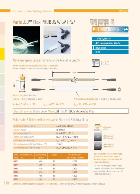 Hauptkatalog - LED Linear