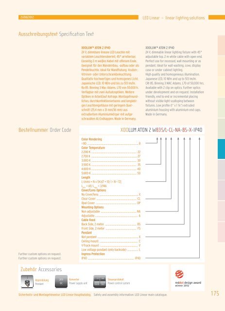 Hauptkatalog - LED Linear