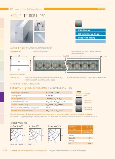 Hauptkatalog - LED Linear