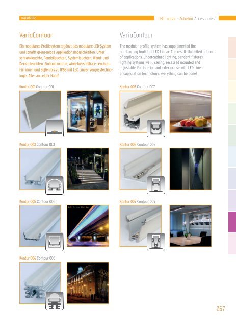 Hauptkatalog - LED Linear