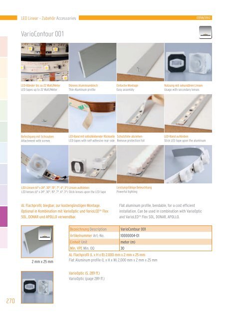 Hauptkatalog - LED Linear