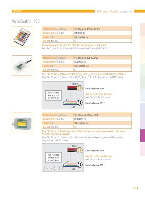 Hauptkatalog - LED Linear