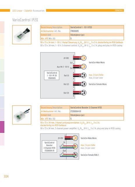 Hauptkatalog - LED Linear