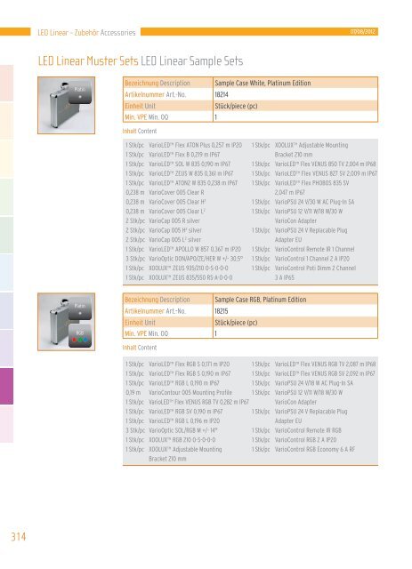 Hauptkatalog - LED Linear