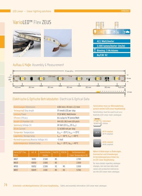 Hauptkatalog - LED Linear