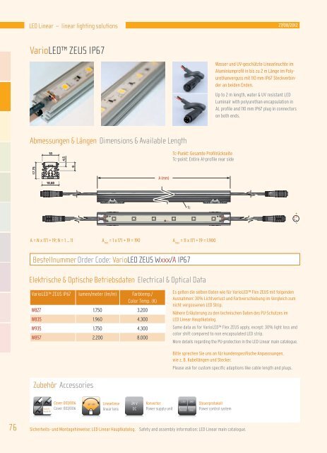 Hauptkatalog - LED Linear