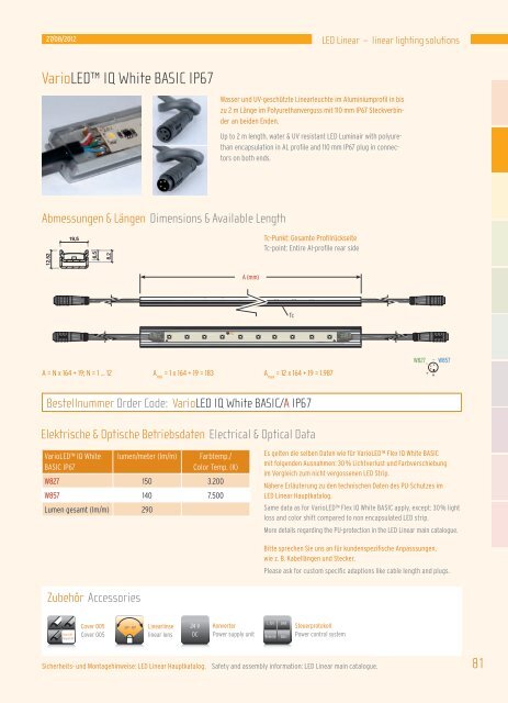 Hauptkatalog - LED Linear