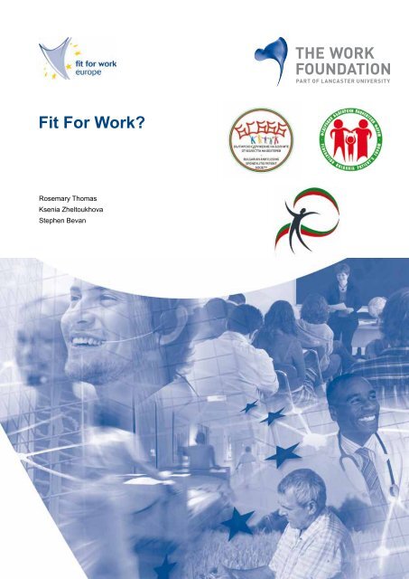 FfW Bulgarian report (English language) - Fit for Work Europe