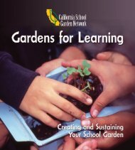 California School Garden Network's Gardens for Learning Guidebook