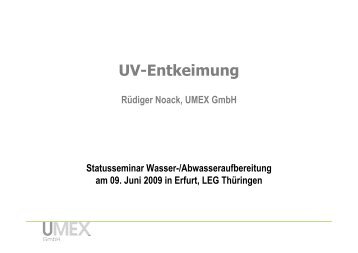 UMEX GmbH UV-Entkeimung