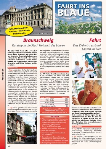 Braunschweig Fahrt ins Blaue