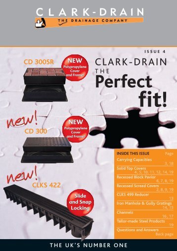 Clark Drain Recessed Covers