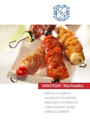 VANTASIA® Marinades_ LPF.indd - Van Hees gmbh