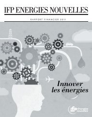 IFPEN - Rapport financier 2011 - IFP Energies nouvelles