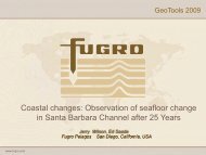 Jerry Wilson and Edward Saade, Fugro Pelagos - GeoTools - NOAA