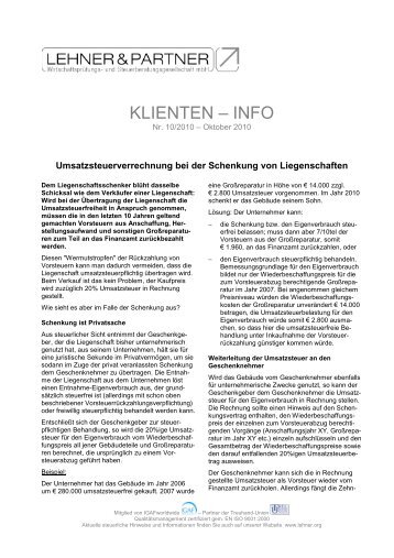 KLIENTEN â INFO - lehner.org: lehner.org