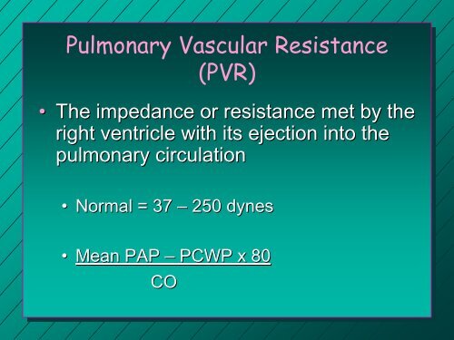 Pulmonary Artery Catheter