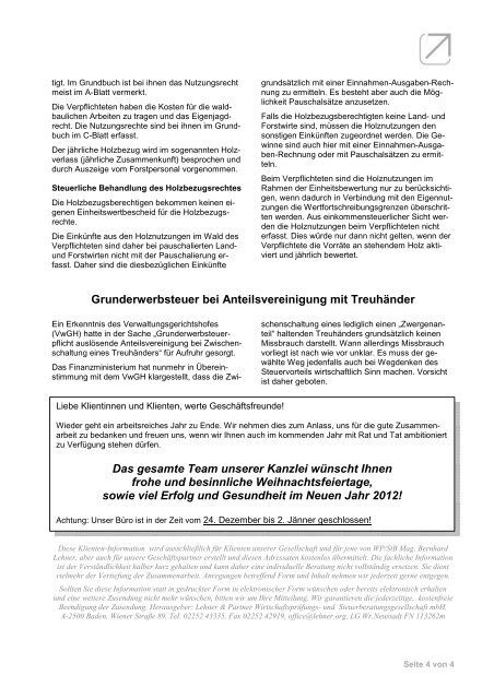 KLIENTEN â INFO - lehner.org: lehner.org