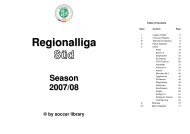 Regionalliga Süd Season 2007/088 © by soccer library