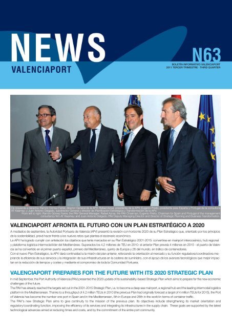 News Valenciaport 63 - Autoridad Portuaria de Valencia