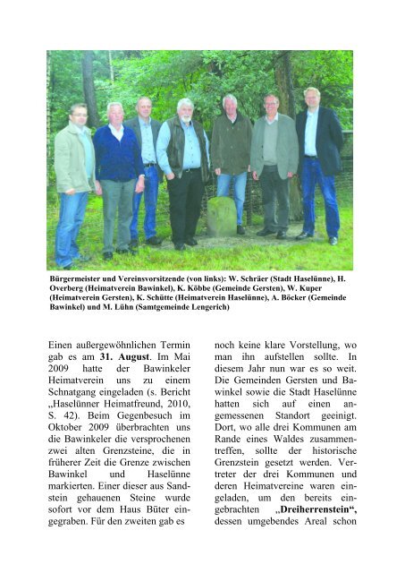 Haselünner Heimatfreund, Jahrgang 15 - 2013 - Heimatverein ...