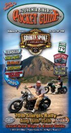 Ron Martin's Biker's Pocket Guide, Sturgis, SD Motorcycle Rally ...