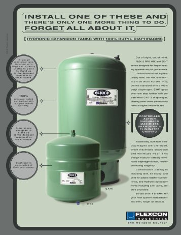 Flexcon HTX Expansion Tanks - Emerson Swan