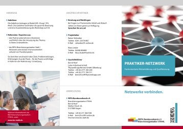 Praktiker-Netzwerk - REFA Bundesverband eV