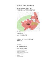 gemeinde kronshagen neuaufstellung des flächennutzungsplans